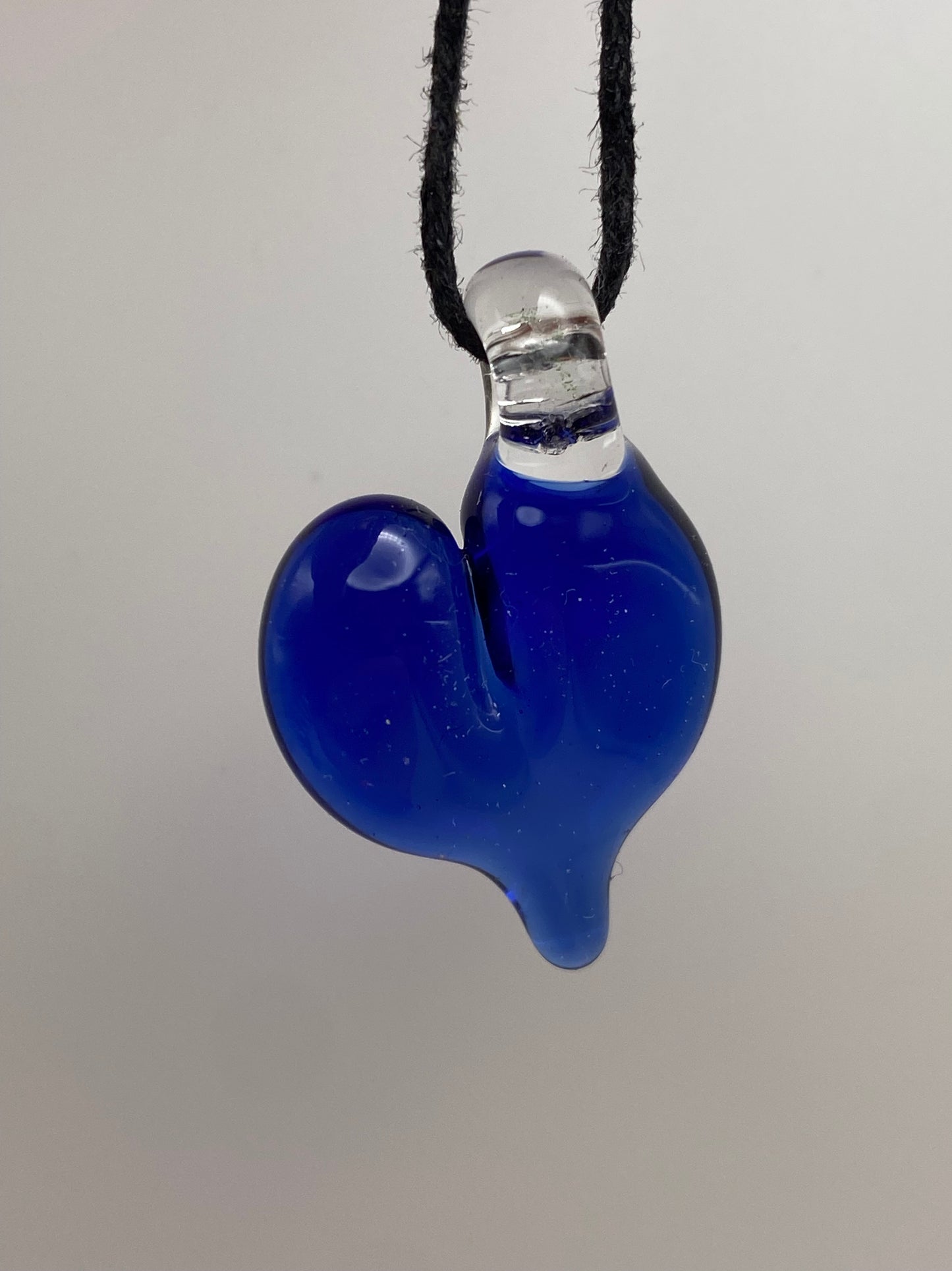 Heart Pendant - Lite Cobalt