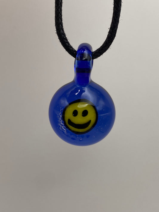 Happy Pendant - Lite Cobalt w/ blue UV