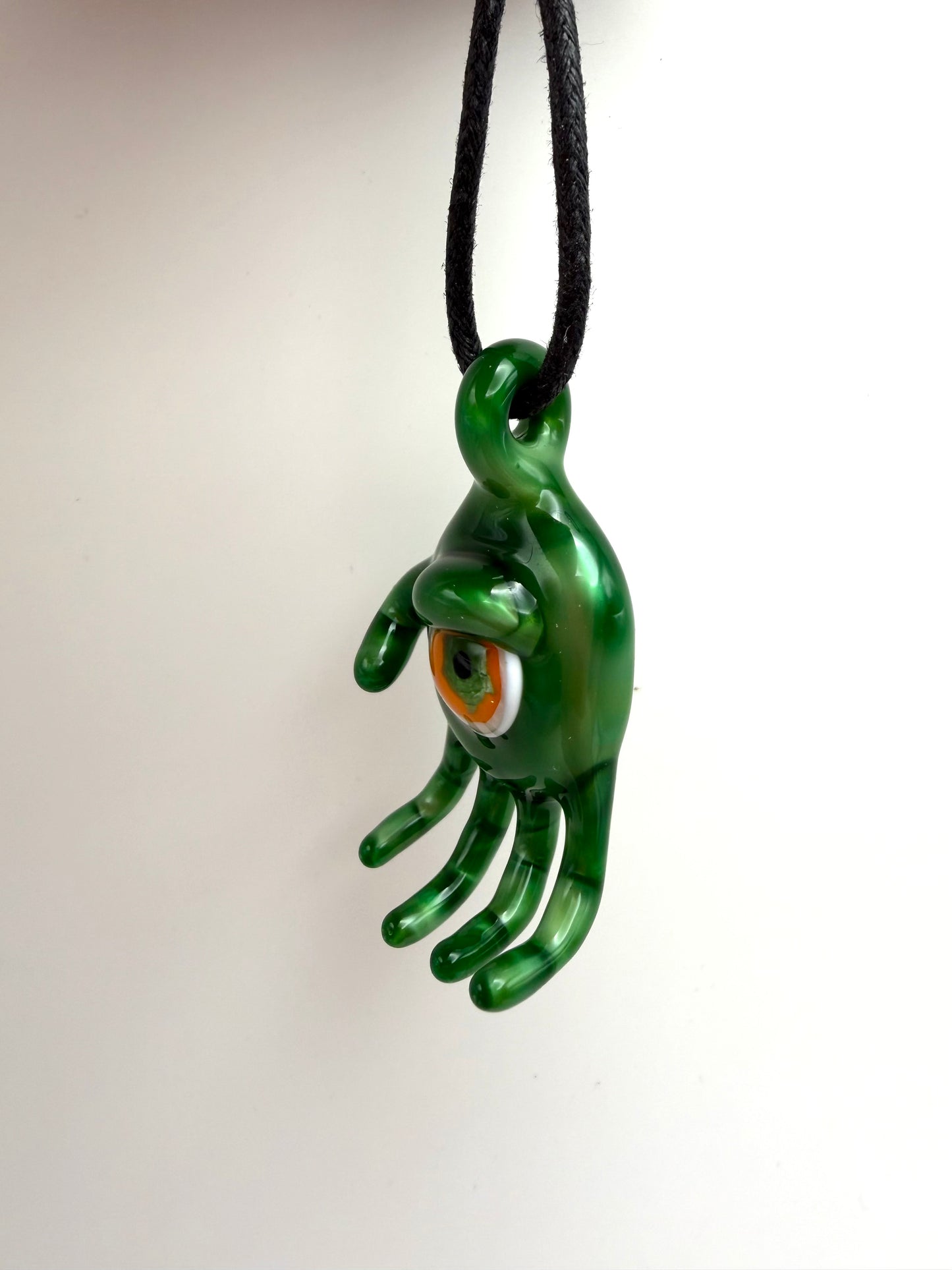 All Seeing Hand Pendant - Chromium/lava