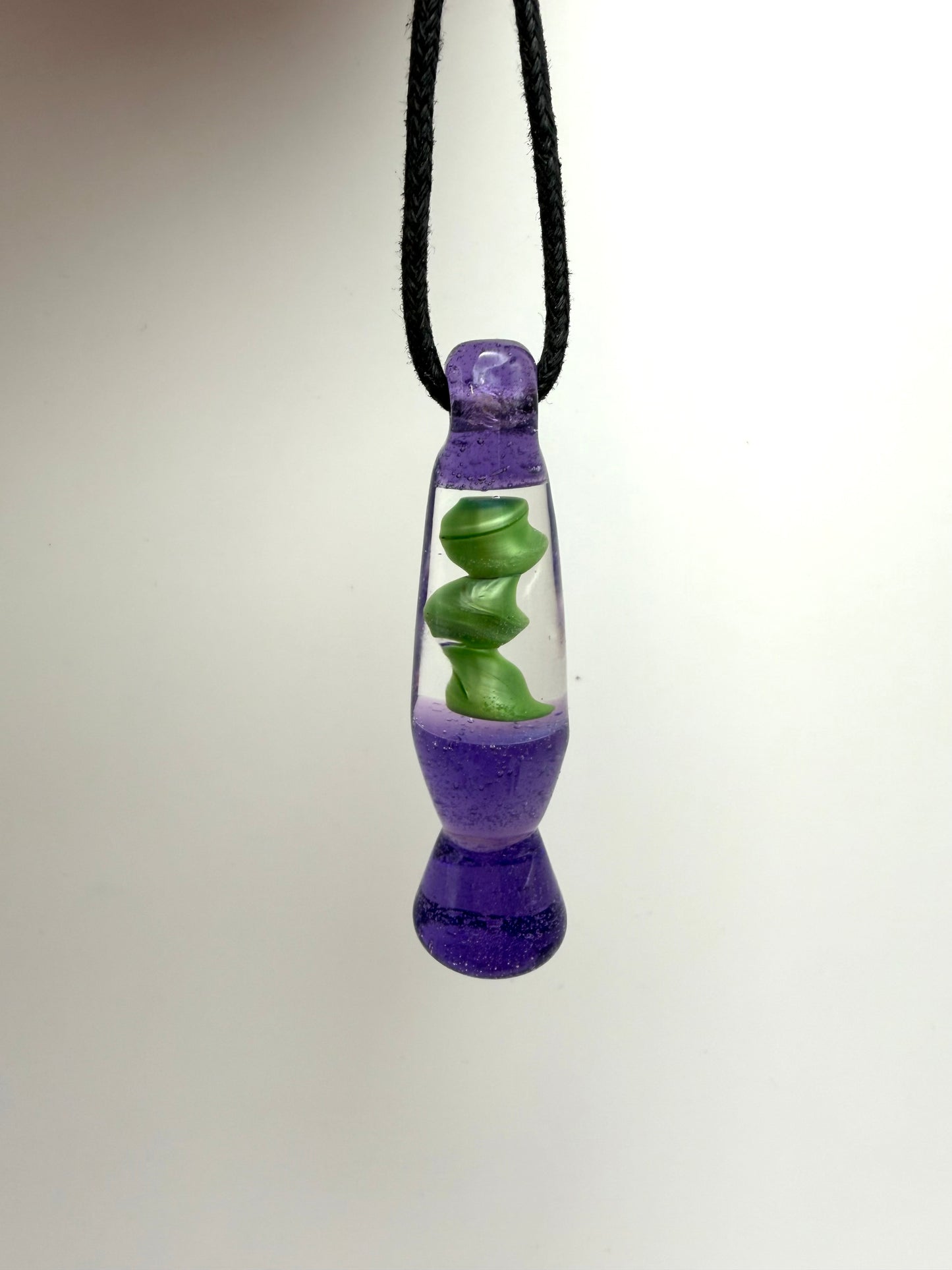 Lava Lamp Pendant - Purple/Chromium