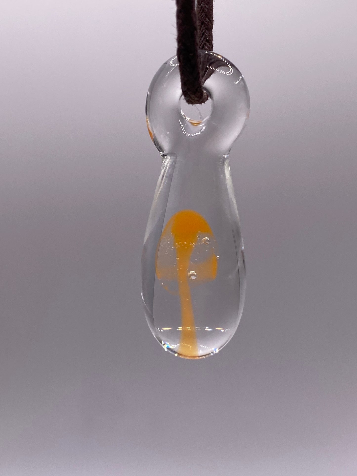 UV Mushroom Pendant - Tangie w/ Atomic Kumquat