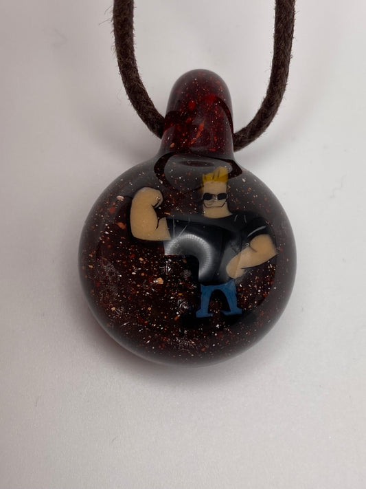 Johnny Bravo Pendant - Red Blizzard