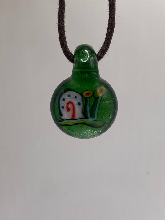 Gary Pendant - Green Stardust