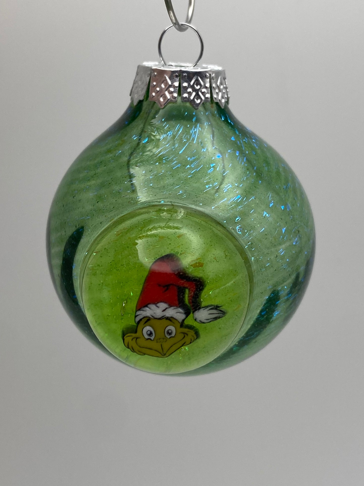 Grinch Dichro Green Stardust UV Ornament