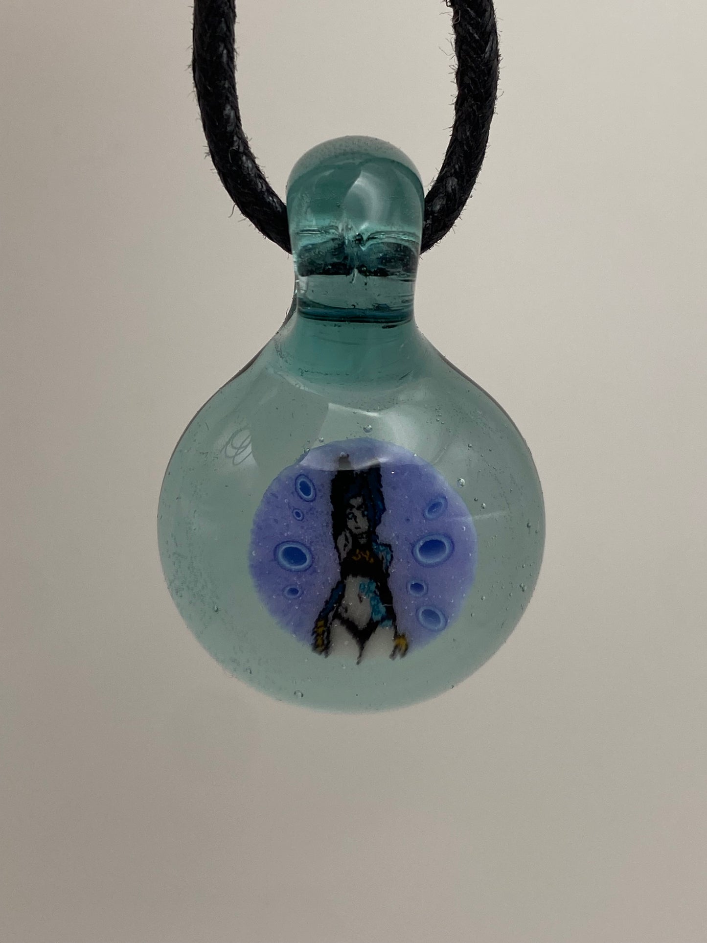 Foxy Lady Pendant - Teal