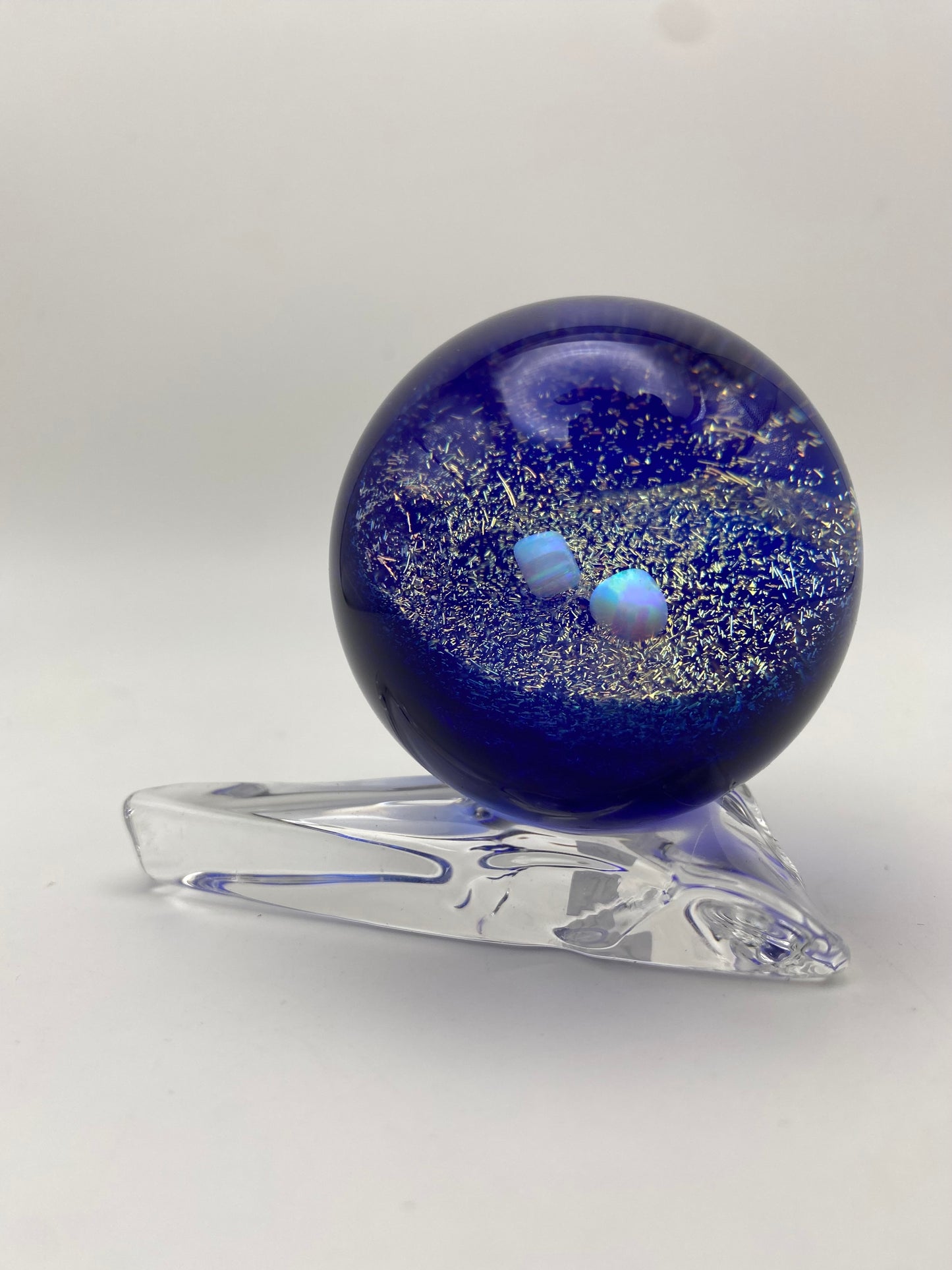 Galaxy Marble - Double opal w/ Cobalt