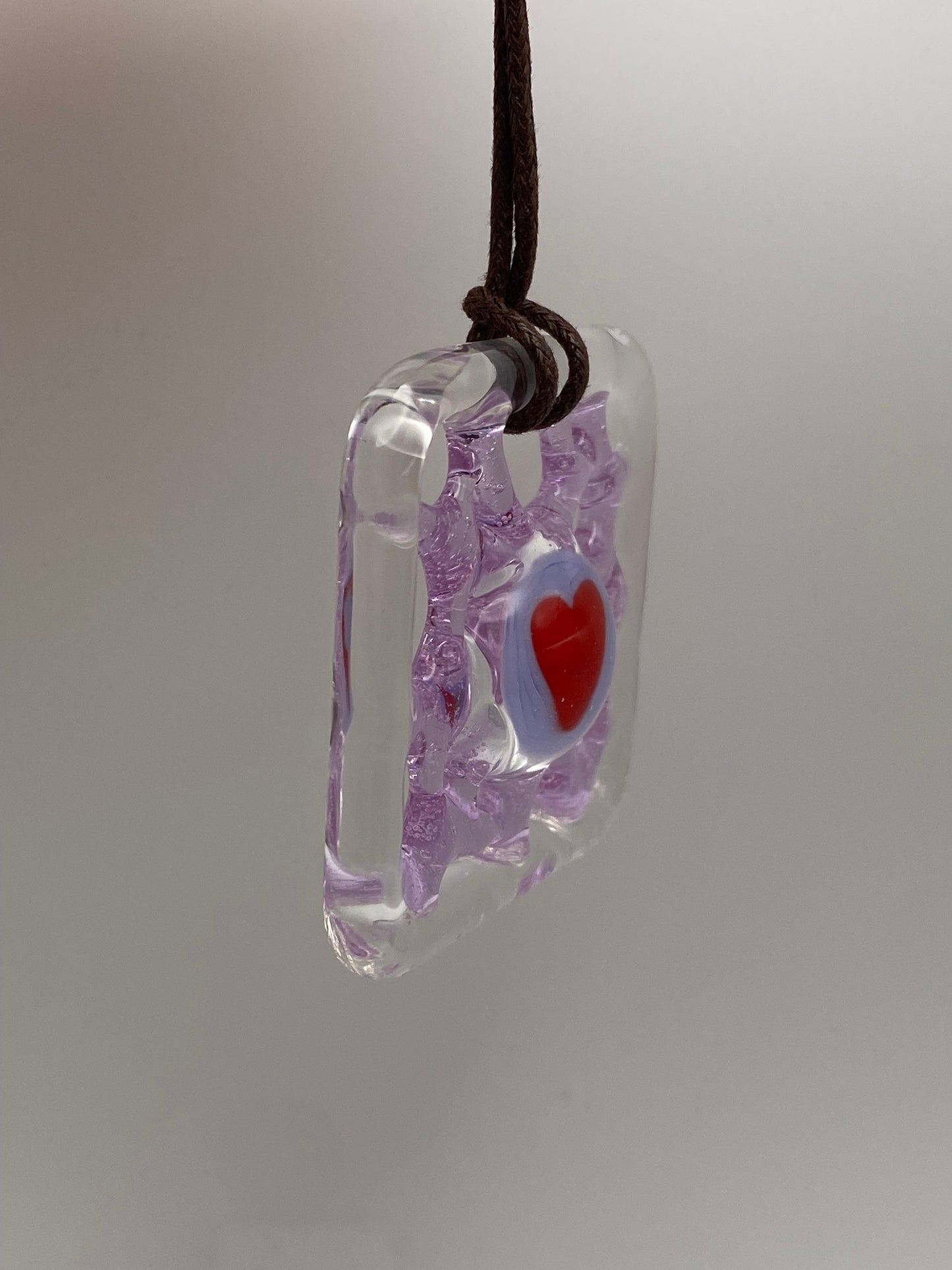 Murrine Webbing Ornament - Heart