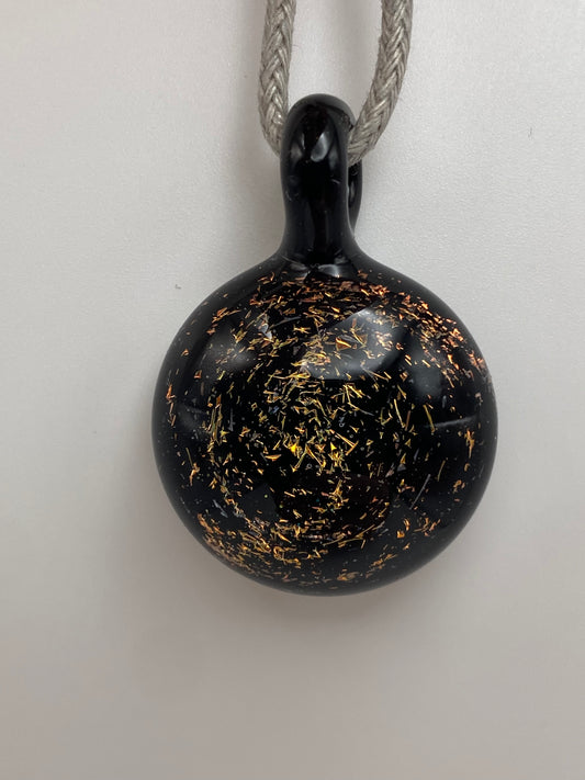 Dichroic Pendant - Gold