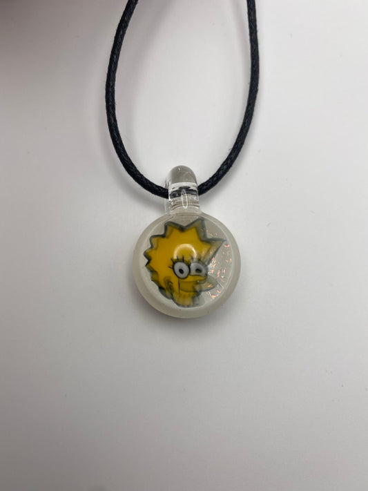 Lisa Simpson - Dichroic UV Pendant