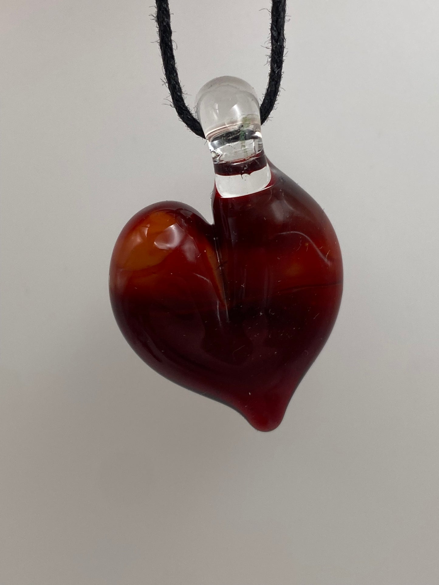 Heart Pendant - Ruby