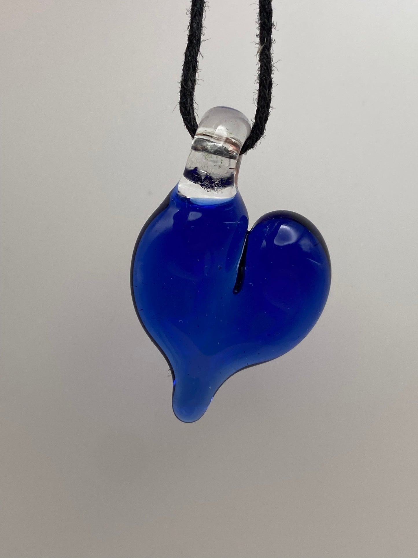 Heart Pendant - Lite Cobalt