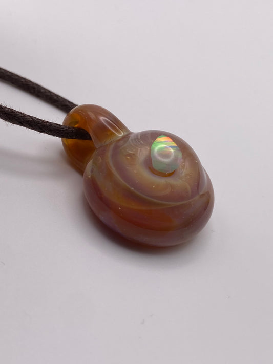 Rainbow Opal pendant - Silver Strike 5