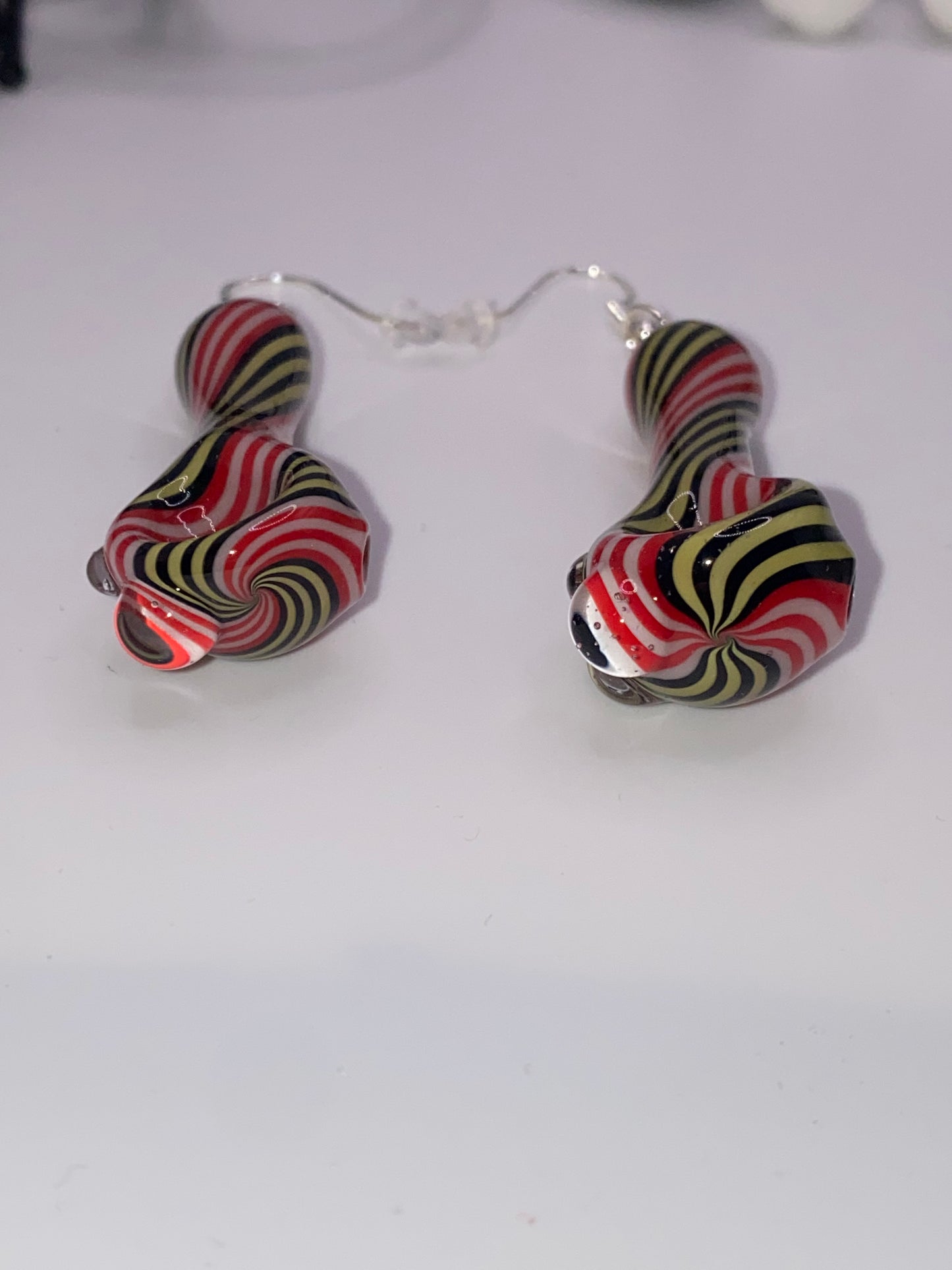 Maryland Pride Spoon Pipe Earrings