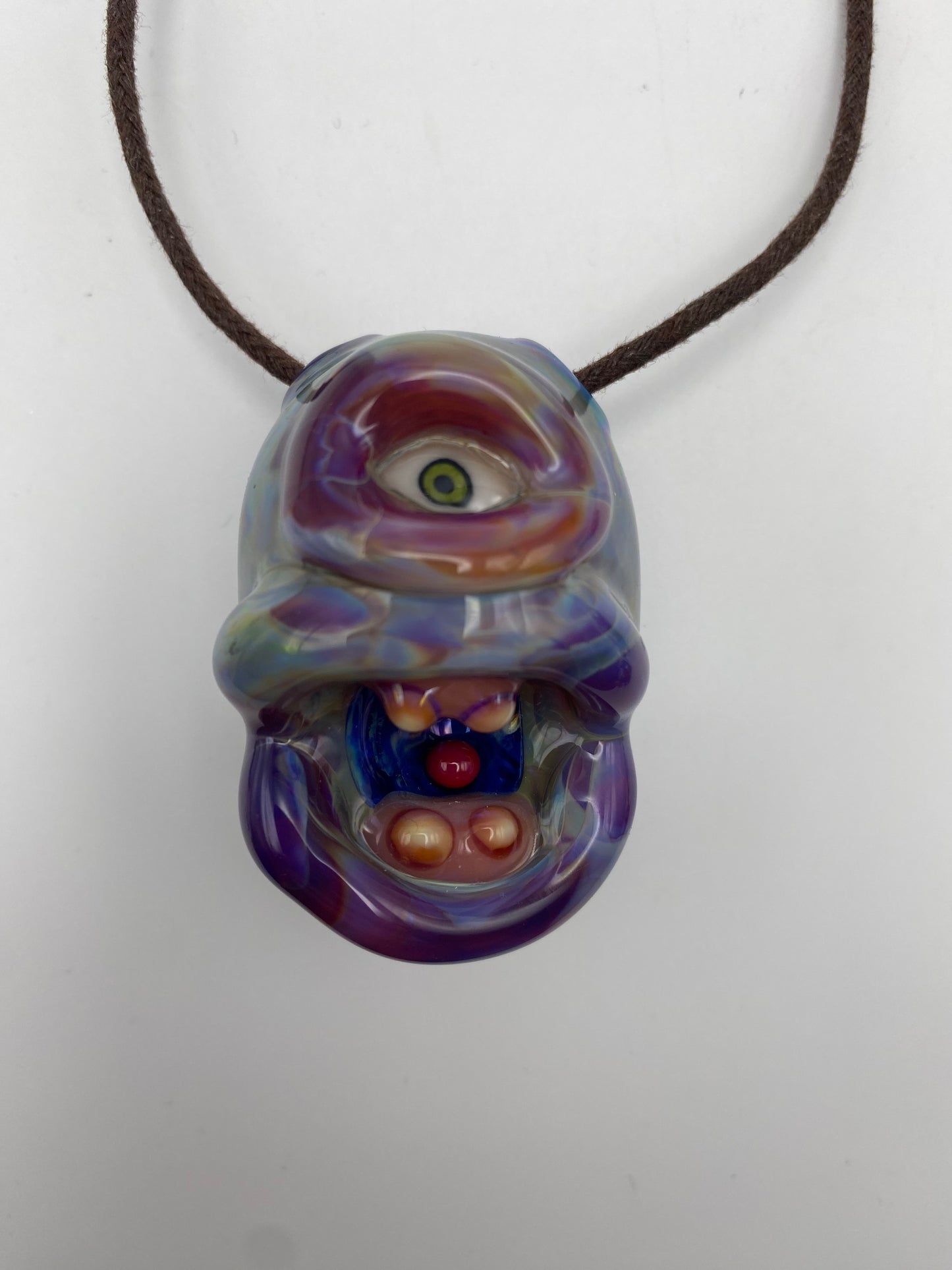 Cy Guy Pendant - Amber Purple