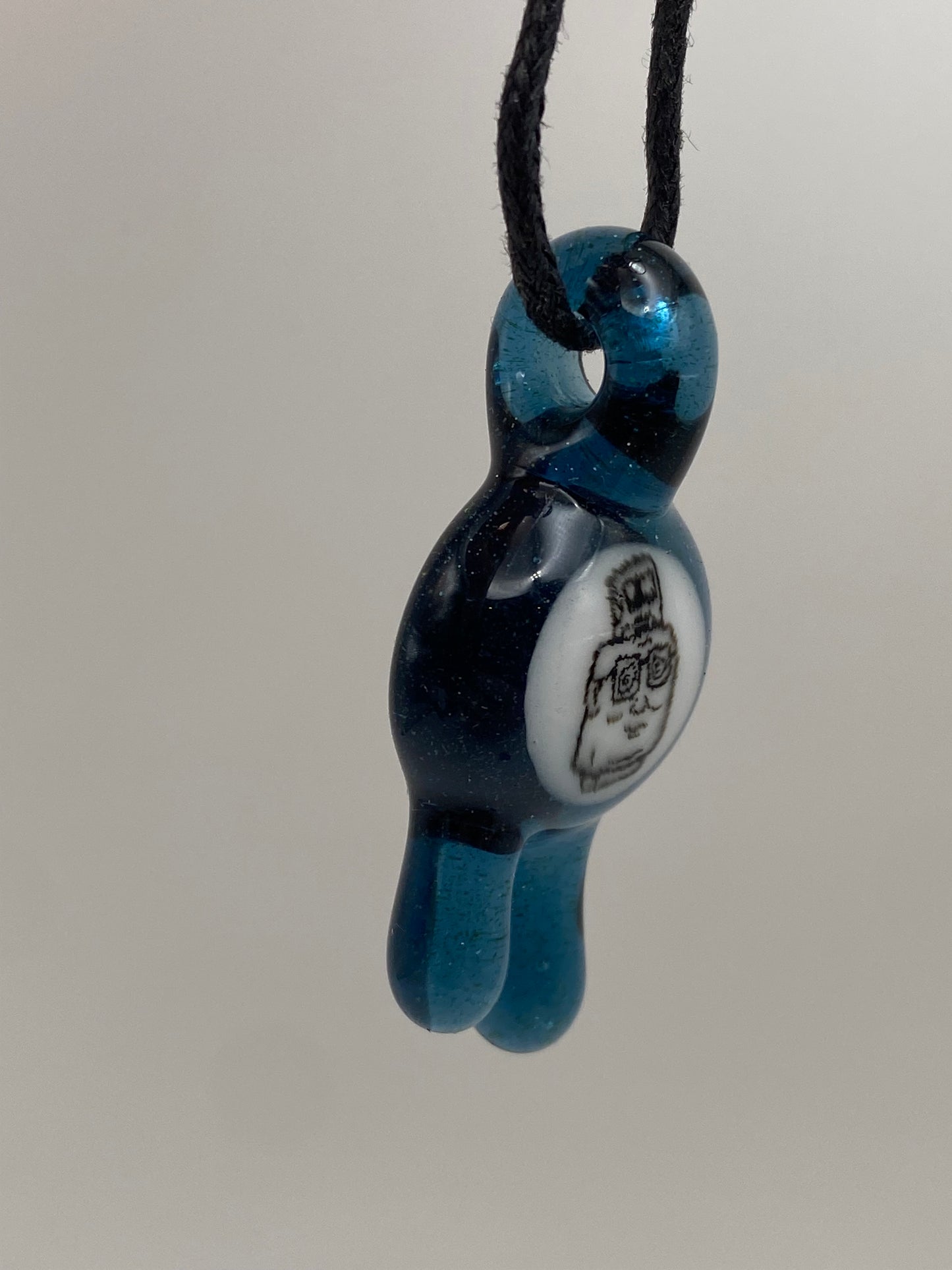 Hank the Propane Tank Pendant - Blue Stardust Drips