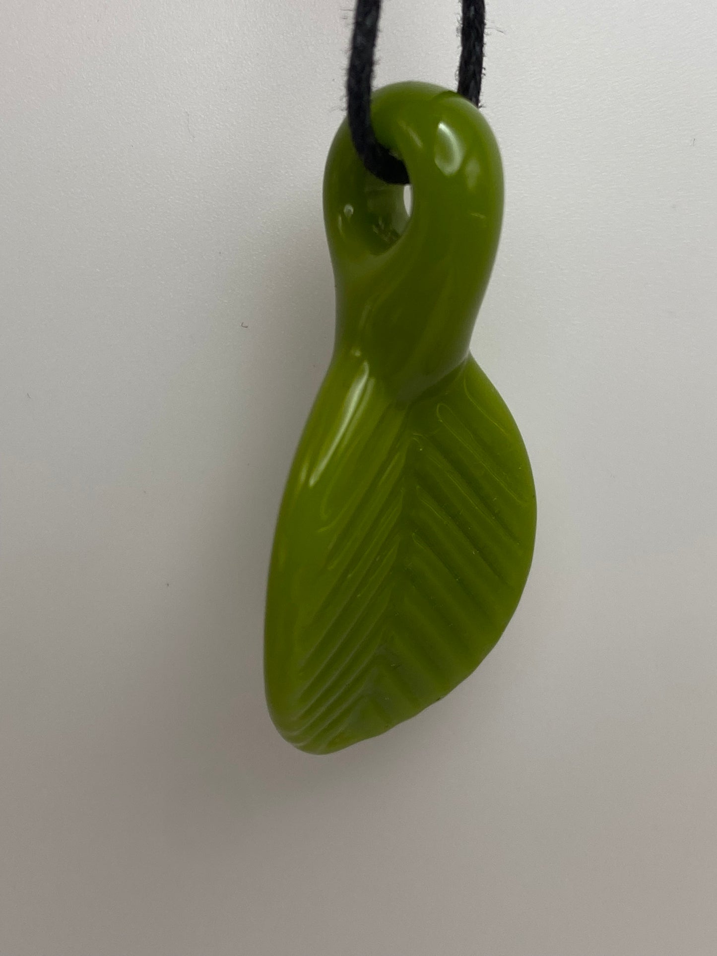 Leaf Pendant - Chartreuse