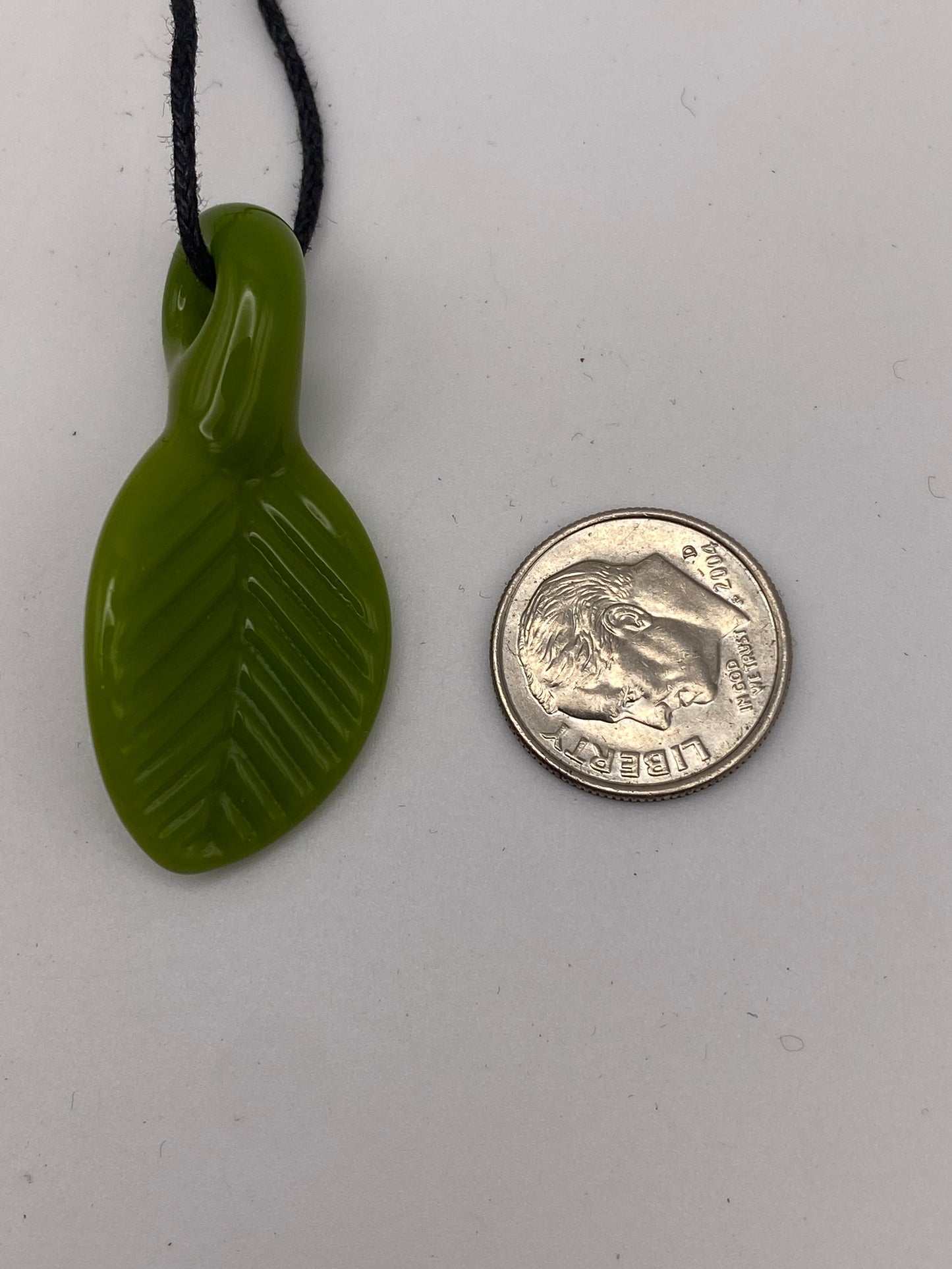 Leaf Pendant - Chartreuse