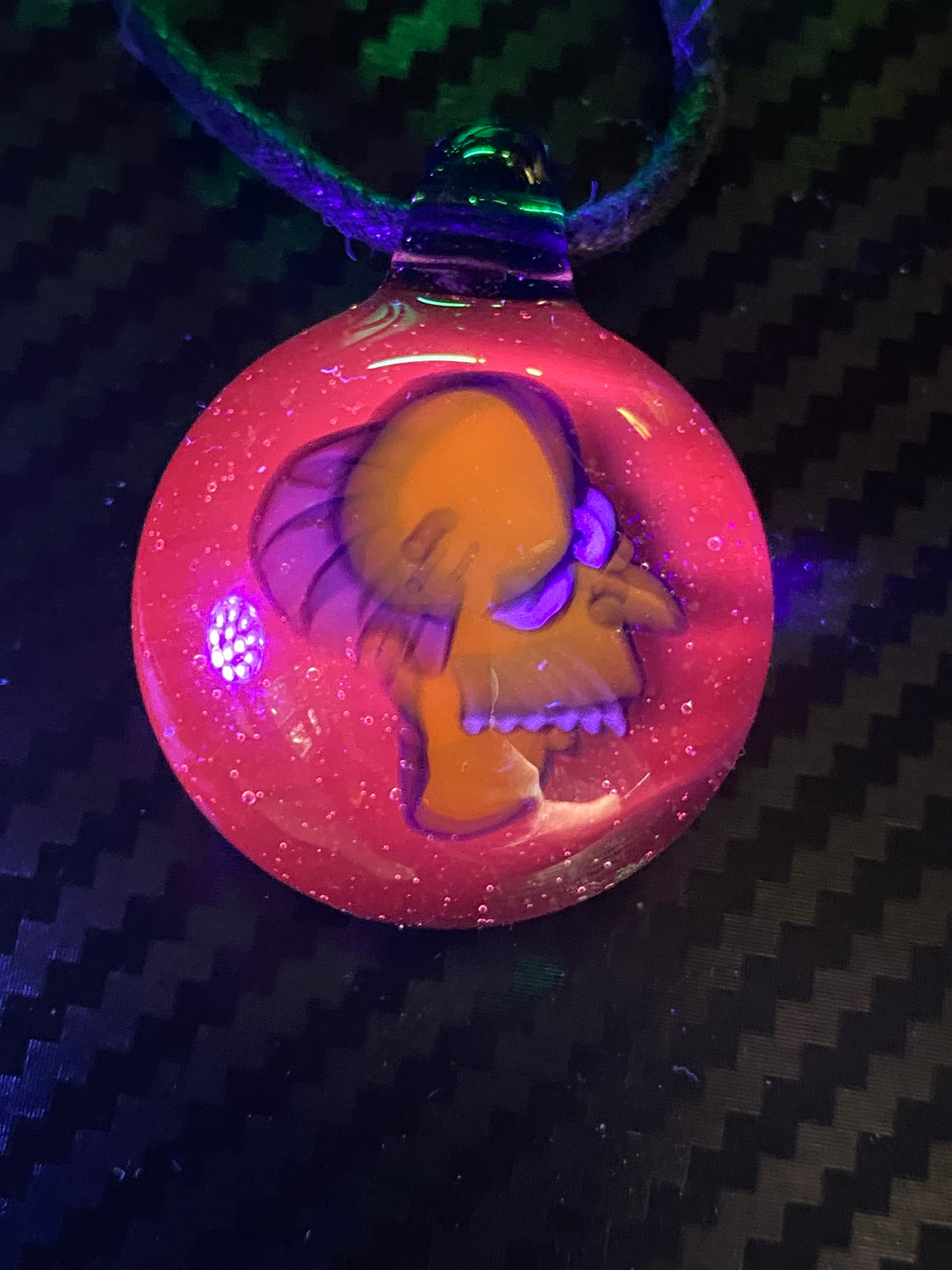 Mr. Burns - UV Pendant - Blue Stardust